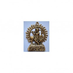 Figura Krishna Metal 20 Cm