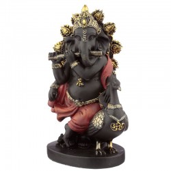 Ganesha Flauta y pavo real