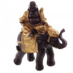 Buda Riendo sobre Elefante,...