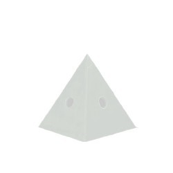 Vela Pirámide Carga Blanca