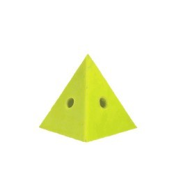 Vela Pirámide Carga Amarilla